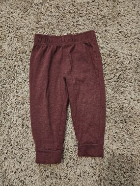 Cat & Jack Maroon Knit Jogger Pants